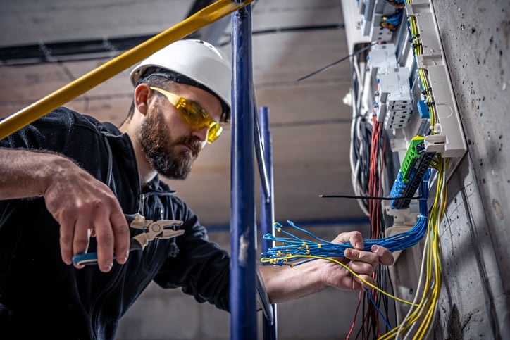 Electrician - working with wires 2