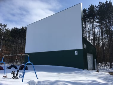 Drive in Movie Theater in Western Wisconsin