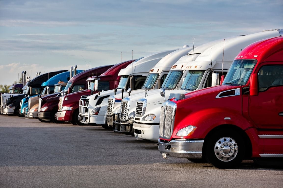 Semi Trucks in a fleet 3